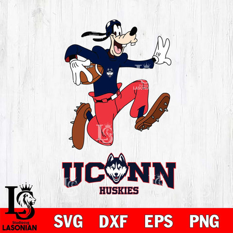 UConn Huskies Goofy rugby Sport SVG DXF EPS PNG FILE,NCAA svg ,Football Digital Download,Instant Download, Silhouette