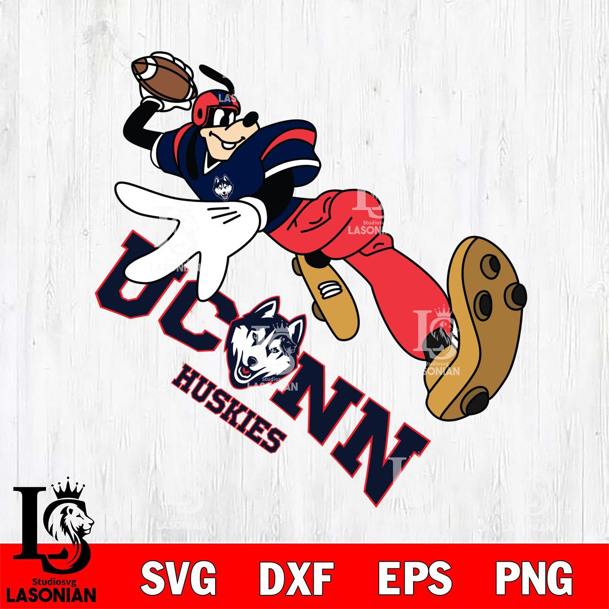 UConn Huskies Goofy rugby player – lasoniansvg
