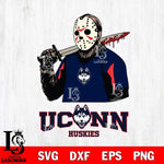 UConn Huskies Jason Voorhees 11 Svg Eps Dxf Png File, Digital Download