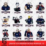 UConn Huskies Jason Voorhees NCAA Bundle 12 SVG Svg Eps Dxf Png File, Digital Download