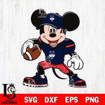 UConn Huskies Mickey Mouse Svg Eps Dxf Png File, NCAA svg, Digital Download, Instant Download