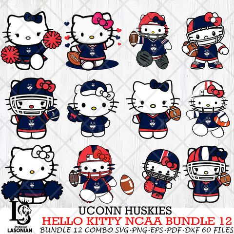UConn Huskies NCAA Bundle 12 Svg Eps Dxf Png File, NCAA svg, Digital Download, Instant Download