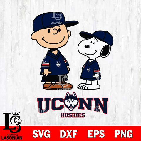 UConn Huskies Peanuts Snoopy Football SVG DXF EPS PNG FILE,Snoopy File Cut, NCAA Digital Download,Instant Download,Christmas Silhouette