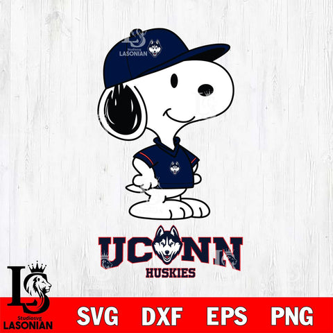 UConn Huskies Snoopy Football sport SVG DXF EPS PNG FILE,Snoopy File Cut, NCAA Digital Download,Instant Download,Christmas Silhouette