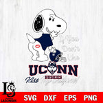 UConn Huskies Snoopy If you dont like kiss SVG DXF EPS PNG FILE,Snoopy File Cut, NCAA Digital Download,Instant Download,Christmas Silhouette