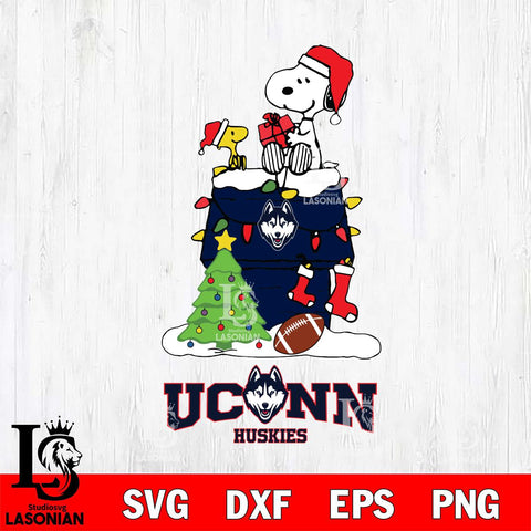 UConn Huskies Snoopy Sport 11 Svg Eps Dxf Png File, Digital Download