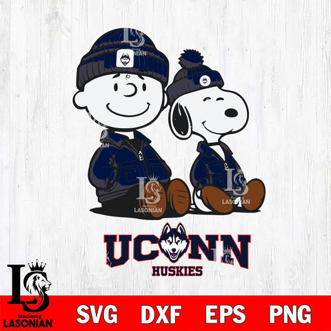 UConn Huskies Snoopy Sport 6 Svg Eps Dxf Png File, Digital Download
