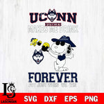UConn Huskies Snoopy makes me drink forever SVG DXF EPS PNG FILE,Snoopy File Cut, NCAA Digital Download,Instant Download,Christmas Silhouette