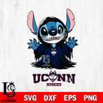 UConn Huskies Stitch Ghost Svg Eps Dxf Png File, NCAA svg, Digital Download, Instant Download