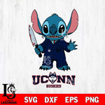 UConn Huskies Stitch Horror 2 Svg Eps Dxf Png File, NCAA svg, Digital Download, Instant Download