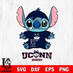 UConn Huskies Stitch Mummy Svg Eps Dxf Png File, NCAA svg, Digital Download, Instant Download