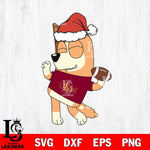 UL Monroe Warhawks Bluey Chilli Christmas Svg Eps Dxf Png File, Digital Download, Instant Download