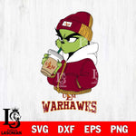 UL Monroe Warhawks Grinch Bougie Christmas Cut Files Cricut, Svg Dxf Eps Png file, Digital download , Silhouette