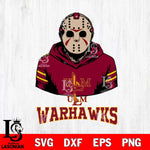 UL Monroe Warhawks Jason Voorhees 4 Svg Eps Dxf Png File, Digital Download