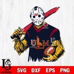 UL Monroe Warhawks Jason Voorhees Horror Halloween 2 Svg Eps Dxf Png File, NCAA svg, Digital Download, Instant Download