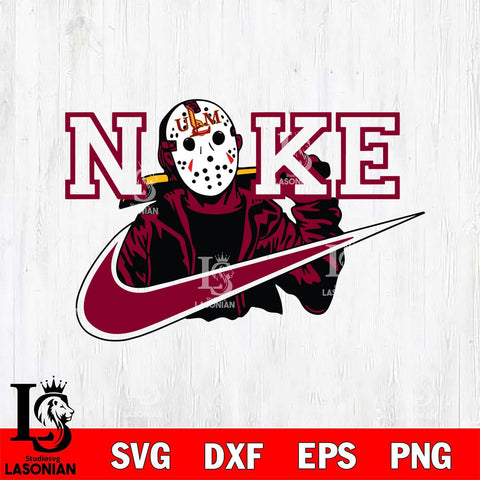 UL Monroe Warhawks Jason Voorhees Nike Svg Eps Dxf Png File, Digital Download, Instant Download
