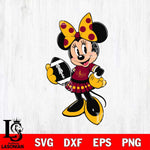 UL Monroe Warhawks Minnie Mouse Svg Eps Dxf Png File, NCAA svg, Digital Download, Instant Download