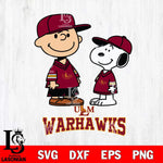 UL Monroe Warhawks Peanuts Snoopy Football SVG DXF EPS PNG FILE,Snoopy File Cut, NCAA Digital Download,Instant Download,Christmas Silhouette