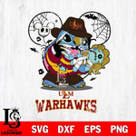 UL Monroe Warhawks Stitch Freddy Krueger Halloween Svg Eps Dxf Png File, Digital Download, Instant Download