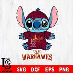 UL Monroe Warhawks Stitch Mummy Svg Eps Dxf Png File, NCAA svg, Digital Download, Instant Download