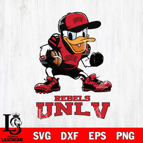 UNLV Rebels Donal Duck Disney, Svg Eps Dxf Png File, Digital Download