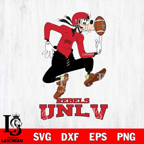 UNLV Rebels Goofy Circus Football SVG DXF EPS PNG FILE,NCAA svg ,Football Digital Download,Instant Download, Silhouette