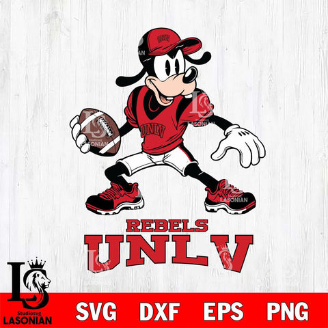 UNLV Rebels Goofy Disney, Svg Eps Dxf Png File, Digital Download