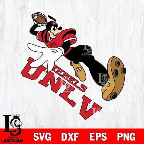 UNLV Rebels Goofy rugby player SVG DXF EPS PNG FILE,NCAA svg ,Football Digital Download,Instant Download, Silhouette