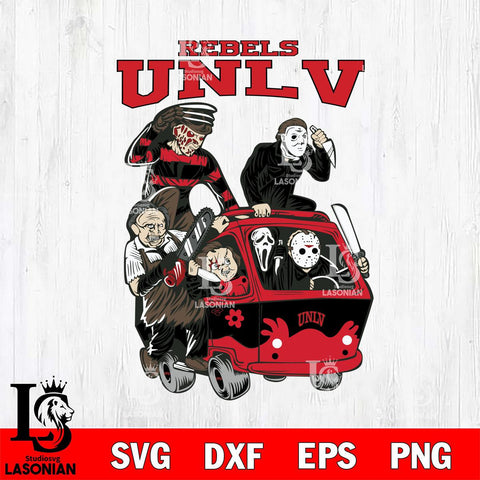 UNLV Rebels Jason Voorhees Horror 10 Svg Eps Dxf Png File, NCAA svg, Digital Download, Instant Download
