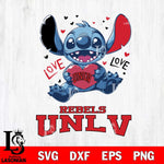 UNLV Rebels Love Stitch, Svg Eps Dxf Png File, Digital Download