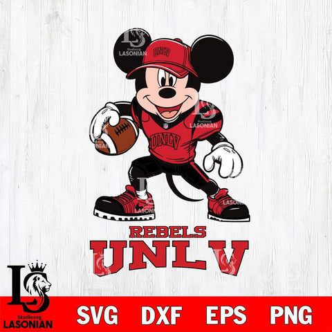 UNLV Rebels Mikey Mouse Disney, Svg Eps Dxf Png File, Digital Download