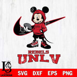 UNLV Rebels Mikey Mouse Disney NIKE, Svg Eps Dxf Png File, Digital Download
