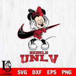 UNLV Rebels Minnie Mouse Dancing NIKE, Svg Eps Dxf Png File, Digital Download