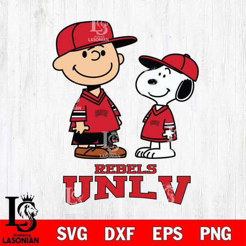 UNLV Rebels Peanuts Snoopy Football SVG DXF EPS PNG FILE,Snoopy File Cut, NCAA Digital Download,Instant Download,Christmas Silhouette
