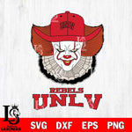 UNLV Rebels Pennywise Horror Sport 12 Svg Eps Dxf Png File, Digital Download