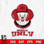 UNLV Rebels Pennywise Horror Sport 4 Svg Eps Dxf Png File, Digital Download