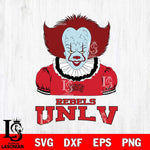 UNLV Rebels Pennywise Horror Sport 5 Svg Eps Dxf Png File, Digital Download