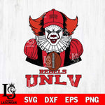 UNLV Rebels Pennywise Horror Sport 9 Svg Eps Dxf Png File, Digital Download