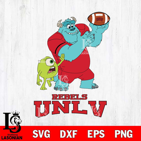 UNLV Rebels Sully & Mike Football Cricut,Christmas SVG DXF EPS PNG FILE, NCAA Digital Download,Instant Download, Silhouette