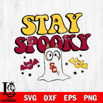 USC Trojans Bluey Halloween Stay Spooky Svg Eps Dxf Png File, Digital Download, Instant Download