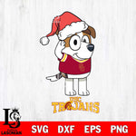 USC Trojans Christmas Bluey Jack Sport Cut Files,Bluey Cricut,Christmas Svg , Bluey svg , Digital Download, dxf eps png pdf file