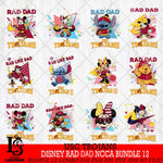 USC Trojans Disney Rad Dad NCAA Bundle 12 SVG DXF EPS PNG FILE, BUNDLE NCAA Disney Father day File Cut,Digital Download,Instant Download,Disney Svg Files
