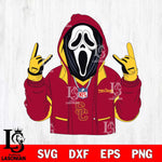 USC Trojans Ghostface Scream Football Halloween Svg Eps Dxf Png File, NCAA svg, Digital Download, Instant Download