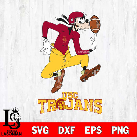 USC Trojans Goofy Circus Football SVG DXF EPS PNG FILE,NCAA svg ,Football Digital Download,Instant Download, Silhouette