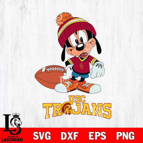 USC Trojans Goofy Football SVG DXF EPS PNG FILE,NCAA svg ,Football Digital Download,Instant Download, Silhouette