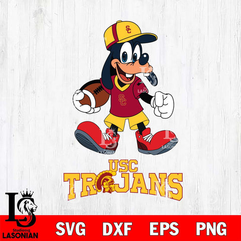 USC Trojans Goofy Football Player SVG DXF EPS PNG FILE,NCAA svg ,Football Digital Download,Instant Download, Silhouette