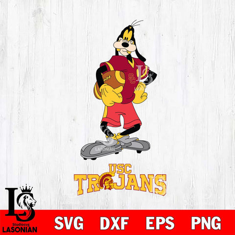 USC Trojans Goofy Player SVG DXF EPS PNG FILE,NCAA svg ,Football Digital Download,Instant Download, Silhouette