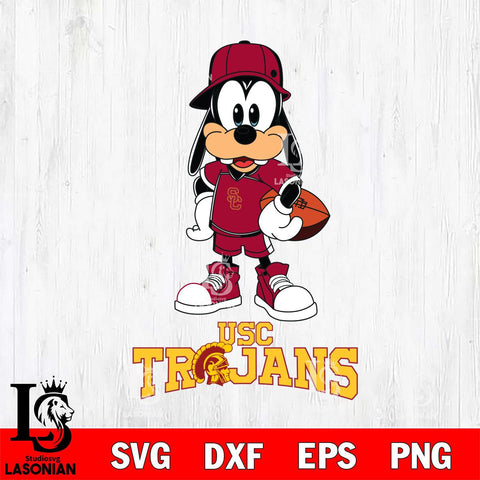 USC Trojans Goofy rugby SVG DXF EPS PNG FILE,NCAA svg ,Football Digital Download,Instant Download, Silhouette
