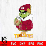 USC Trojans Grinch Bougie Christmas Cut Files Cricut, Svg Dxf Eps Png file, Digital download , Silhouette