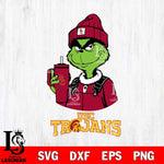 USC Trojans Grinch Football Christmas Cut Files Cricut, Svg Dxf Eps Png file, Digital download , Silhouette